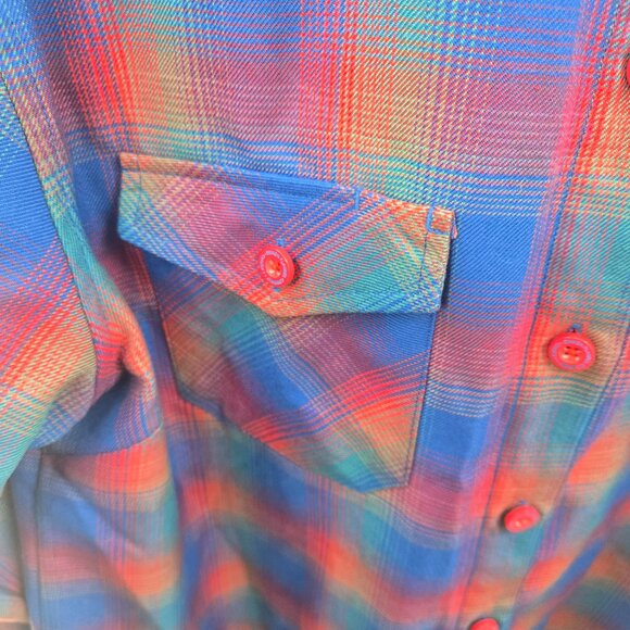 Dixxon Bride of Chucky Long Sleeved Flannel Button Down Women's Large - Picture 3 of 11